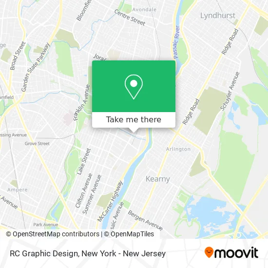 RC Graphic Design map