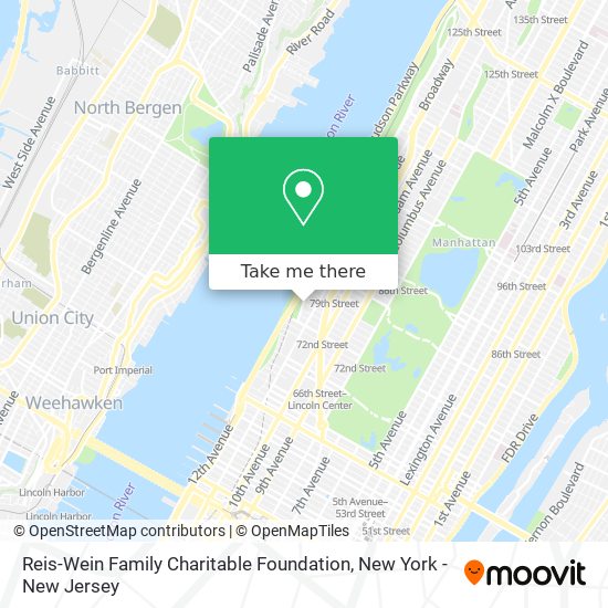 Reis-Wein Family Charitable Foundation map