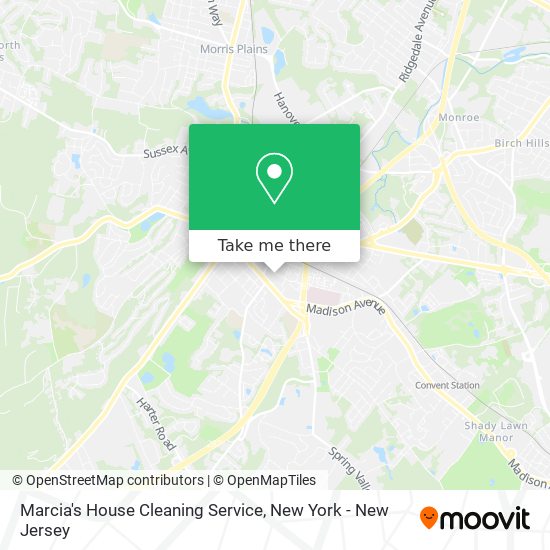 Marcia's House Cleaning Service map
