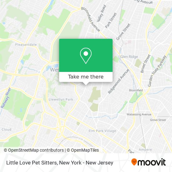 Mapa de Little Love Pet Sitters