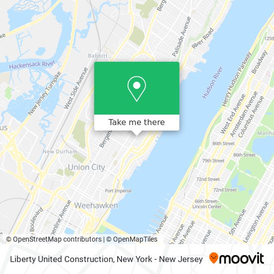 Liberty United Construction map
