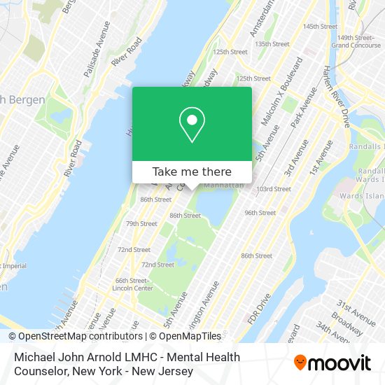 Mapa de Michael John Arnold LMHC - Mental Health Counselor