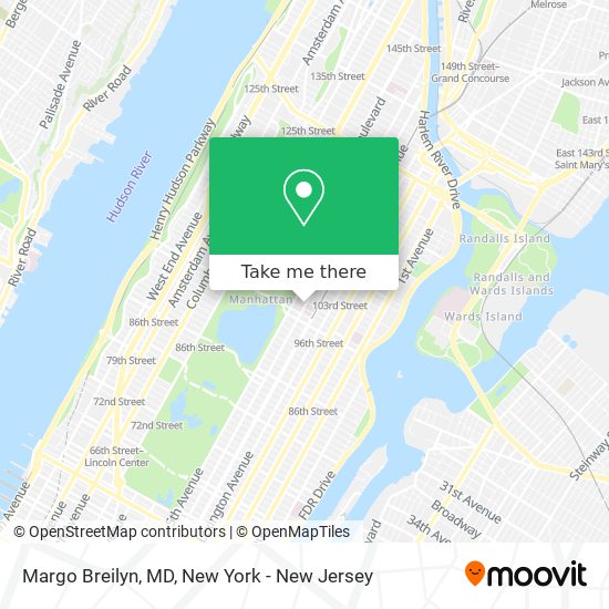 Mapa de Margo Breilyn, MD