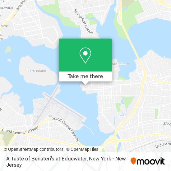 Mapa de A Taste of Benateri's at Edgewater
