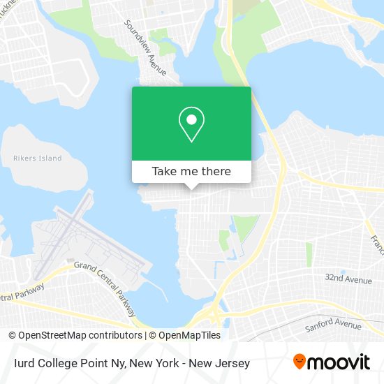 Iurd College Point Ny map