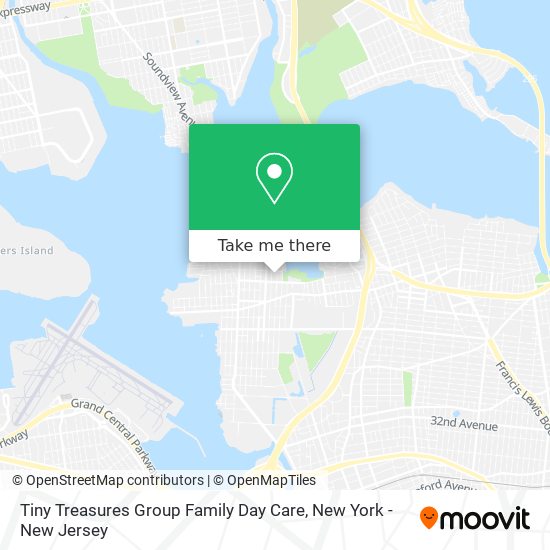 Mapa de Tiny Treasures Group Family Day Care