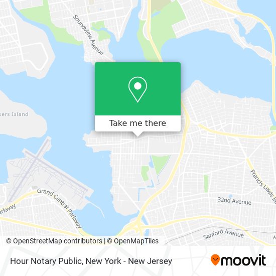 Hour Notary Public map