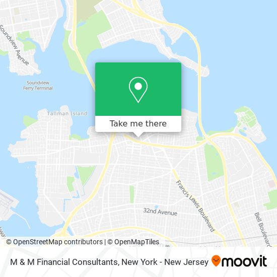 M & M Financial Consultants map
