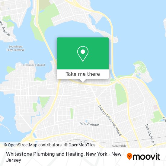 Whitestone Plumbing and Heating map