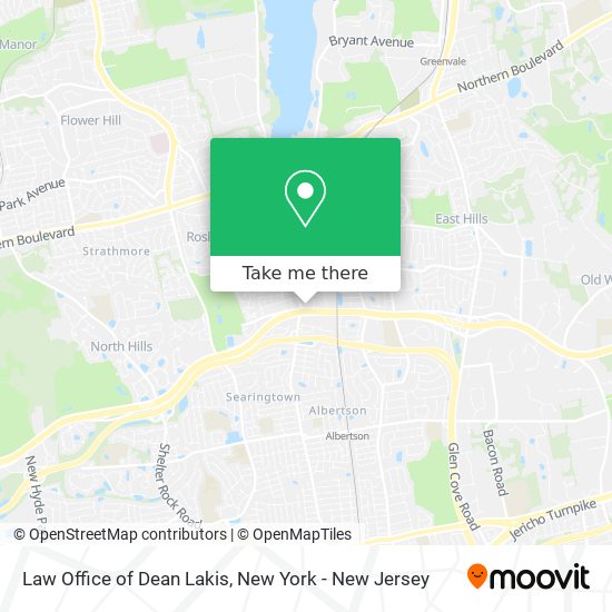 Mapa de Law Office of Dean Lakis