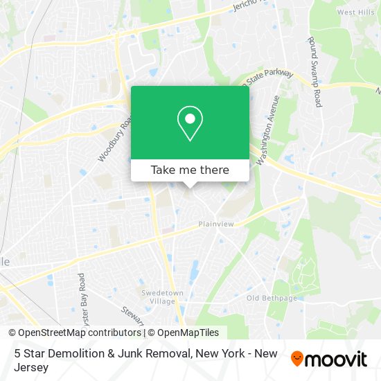 Mapa de 5 Star Demolition & Junk Removal