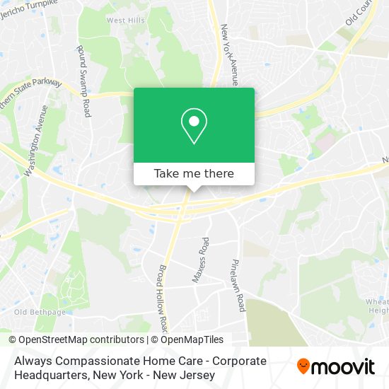 Always Compassionate Home Care - Corporate Headquarters map