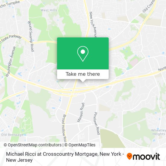 Michael Ricci at Crosscountry Mortgage map
