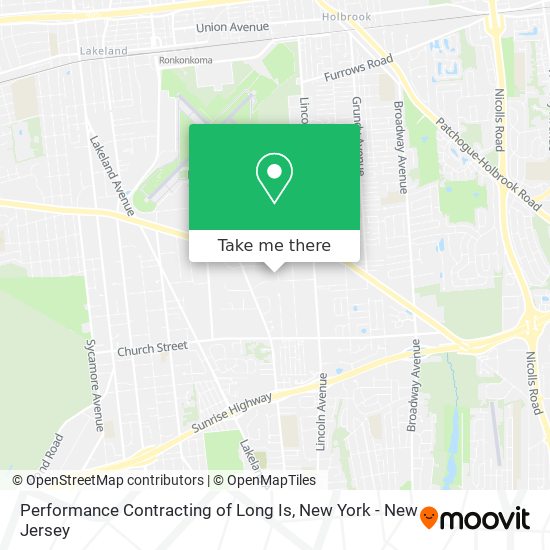 Performance Contracting of Long Is map