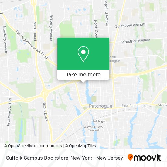 Mapa de Suffolk Campus Bookstore