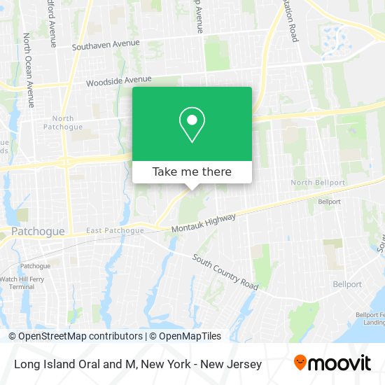 Mapa de Long Island Oral and M