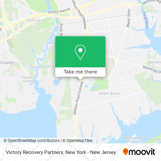 Victory Recovery Partners map