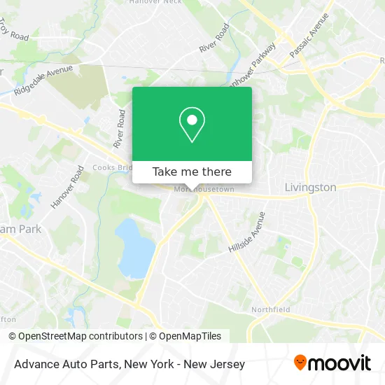 Advance Auto Parts map