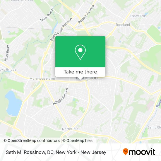 Mapa de Seth M. Rossinow, DC