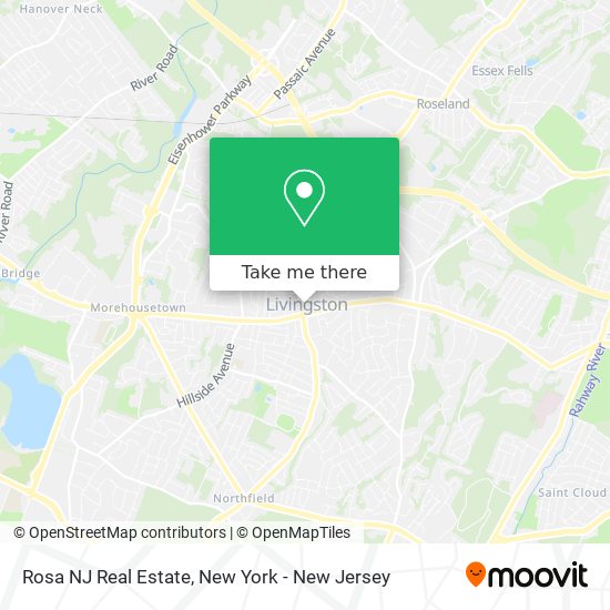 Rosa NJ Real Estate map