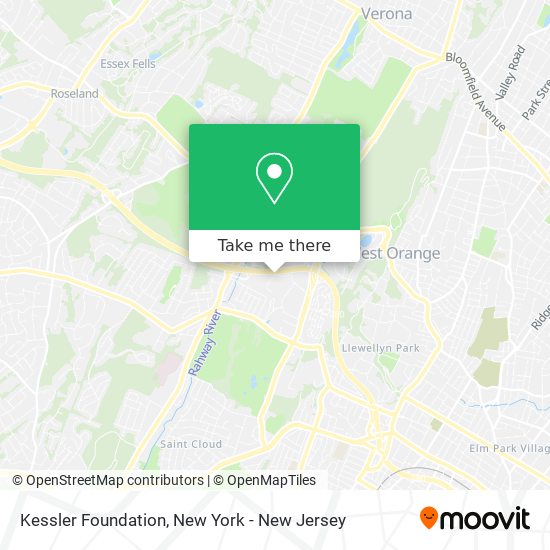 Kessler Foundation map