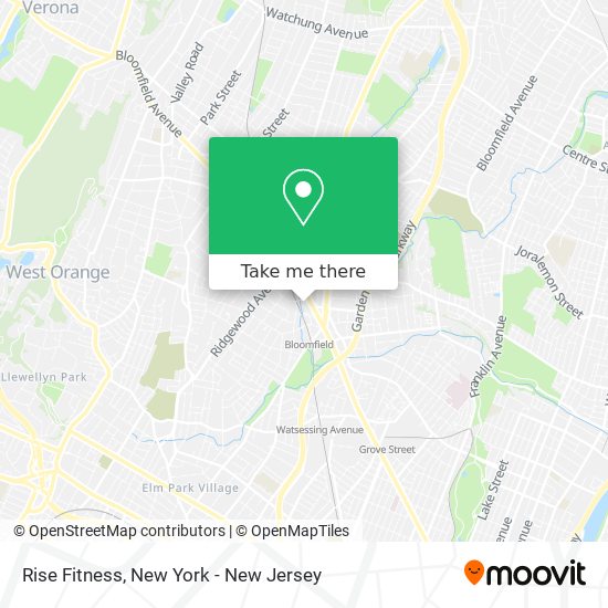 Rise Fitness map