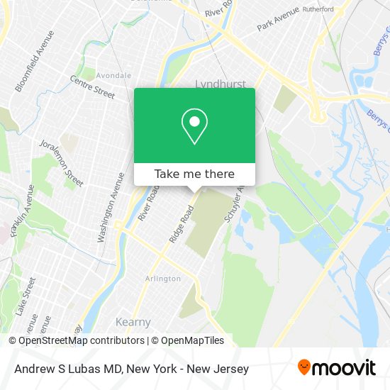 Andrew S Lubas MD map