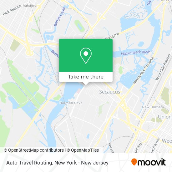 Mapa de Auto Travel Routing