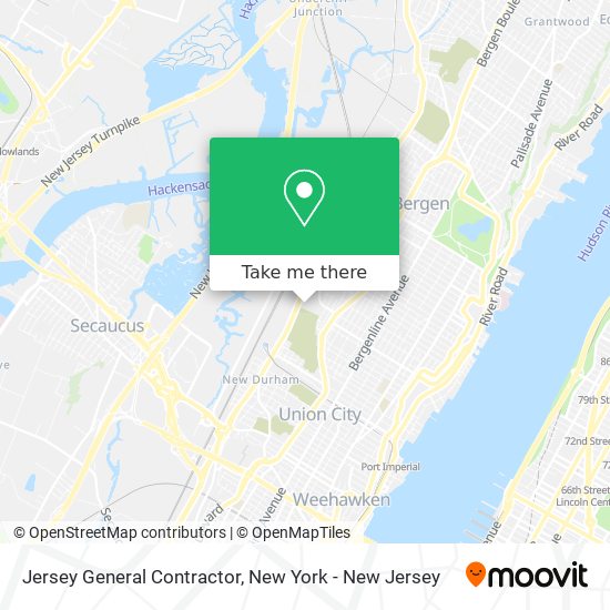 Mapa de Jersey General Contractor