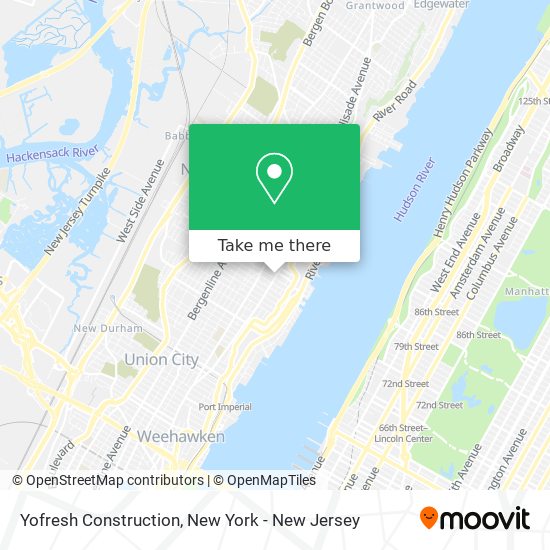 Yofresh Construction map