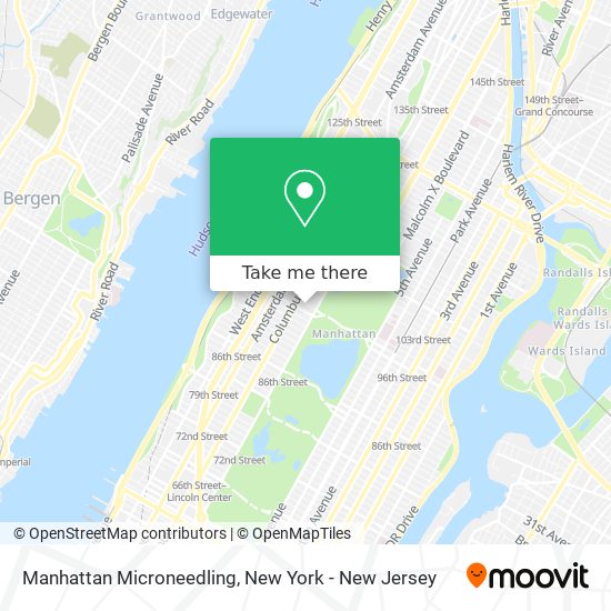 Manhattan Microneedling map