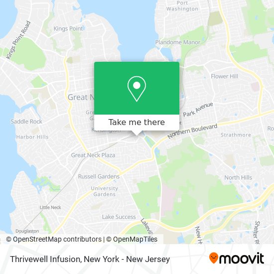 Thrivewell Infusion map