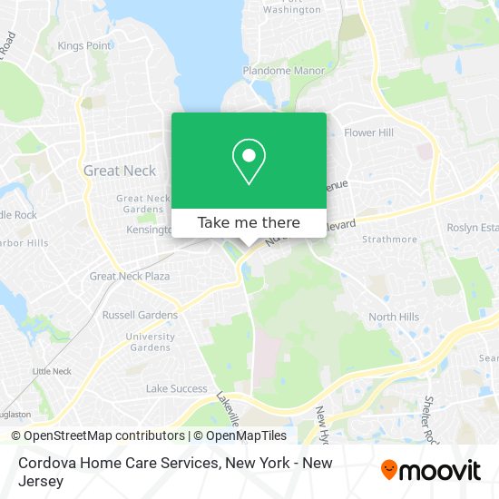 Mapa de Cordova Home Care Services