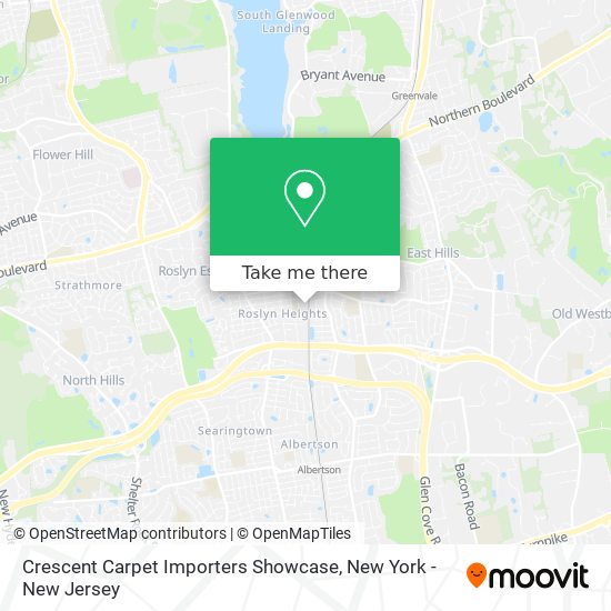 Crescent Carpet Importers Showcase map
