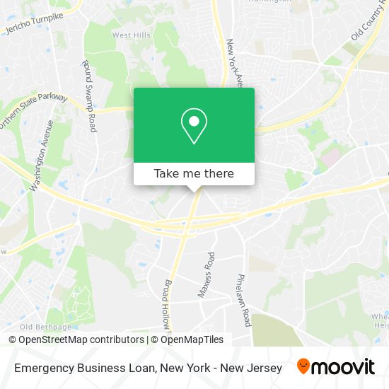 Emergency Business Loan map