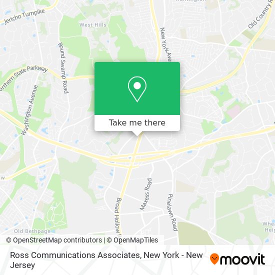 Ross Communications Associates map