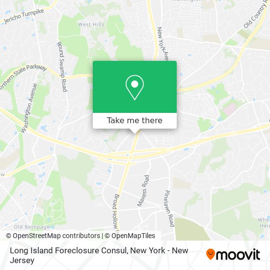 Long Island Foreclosure Consul map