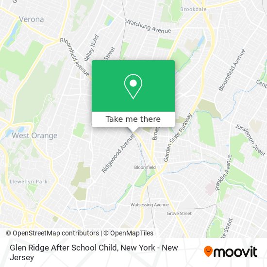 Mapa de Glen Ridge After School Child