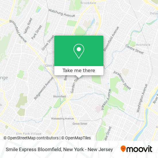 Mapa de Smile Express Bloomfield