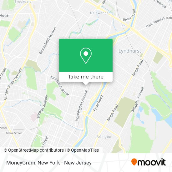 MoneyGram map