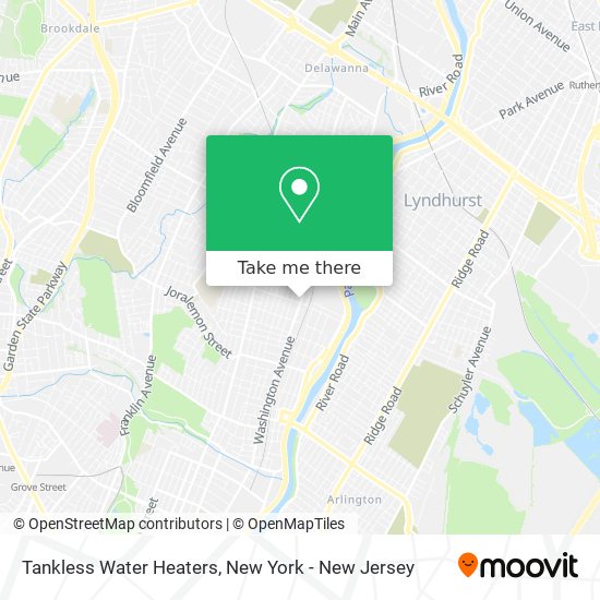 Mapa de Tankless Water Heaters