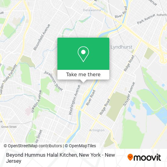 Beyond Hummus Halal Kitchen map