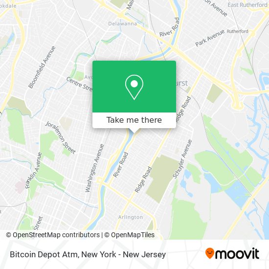 Mapa de Bitcoin Depot Atm