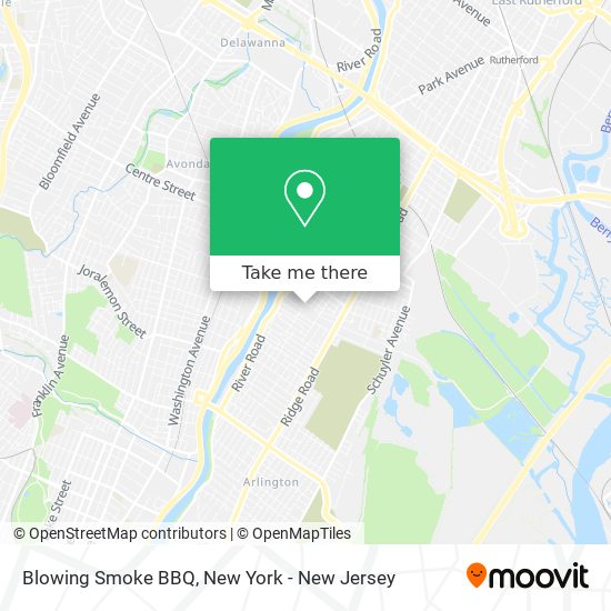 Blowing Smoke BBQ map