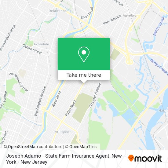 Joseph Adamo - State Farm Insurance Agent map