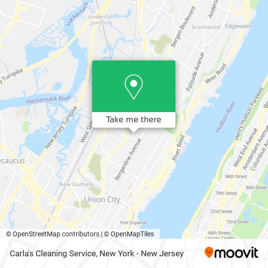 Mapa de Carla's Cleaning Service