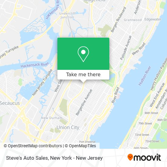 Steve's Auto Sales map