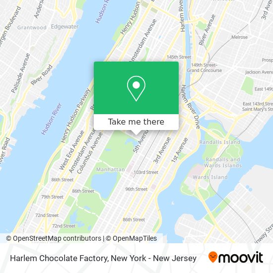 Mapa de Harlem Chocolate Factory