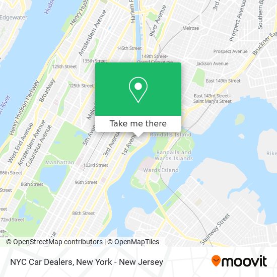 Mapa de NYC Car Dealers