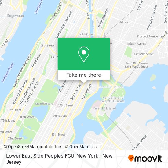 Lower East Side Peoples FCU map